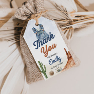 Denim-Blau-Jean-Babyparty-Geschenkanhänger Geschenkanhänger
