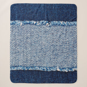 Denim blauen Jeans Stoff Rahmen. Blechdichtfabrik Sherpadecke