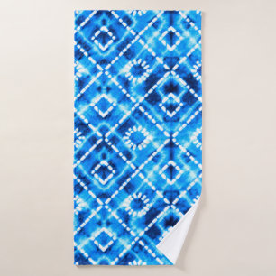 Denim bleu cravate die texture répéter motif moder