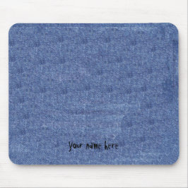 Denim-Blick und Ihr Name Mousepad