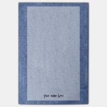 Denim-Blick und Ihr Name