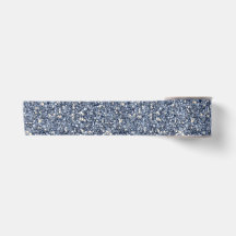 Denim Blue Glitter Birthday