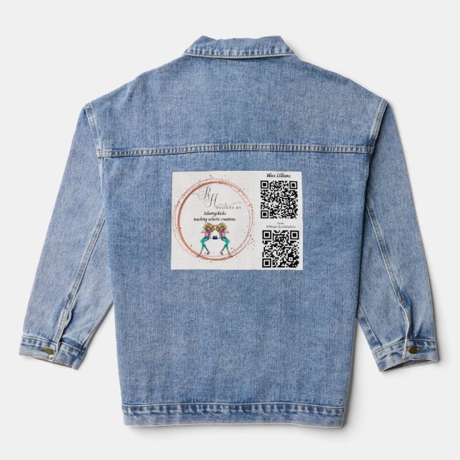 Denim Blue Jean Jacket RHDesign by 2chattychicks Jeansjacke (Rückseite)
