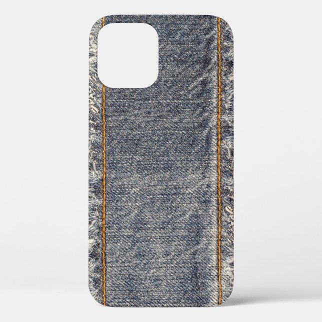 Denim Blue Jeans: Casual Double Patch Case-Mate iPhone Hülle (Rückseite)