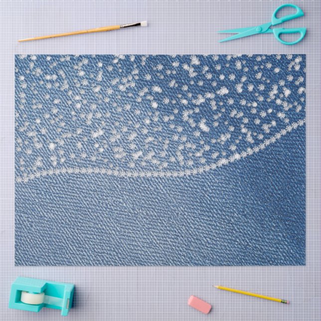 Denim Blue Jeans Diamond  Seidenpapier (Basteln)