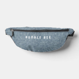 Denim Blue Jeans sehen Print Cut Nähtasche Bauchtasche