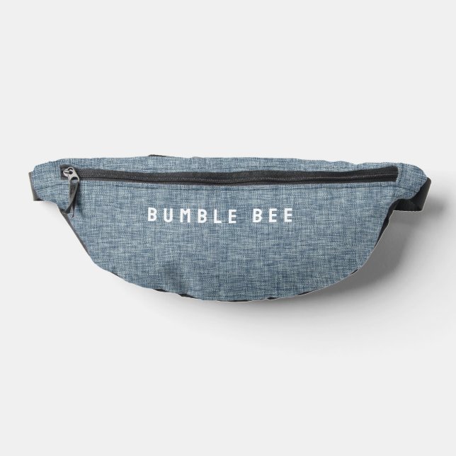 Denim Blue Jeans sehen Print Cut Nähtasche Bauchtasche (Ablage )