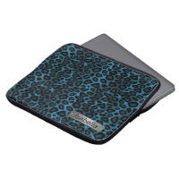 Denim Blue Leopard Skin Design