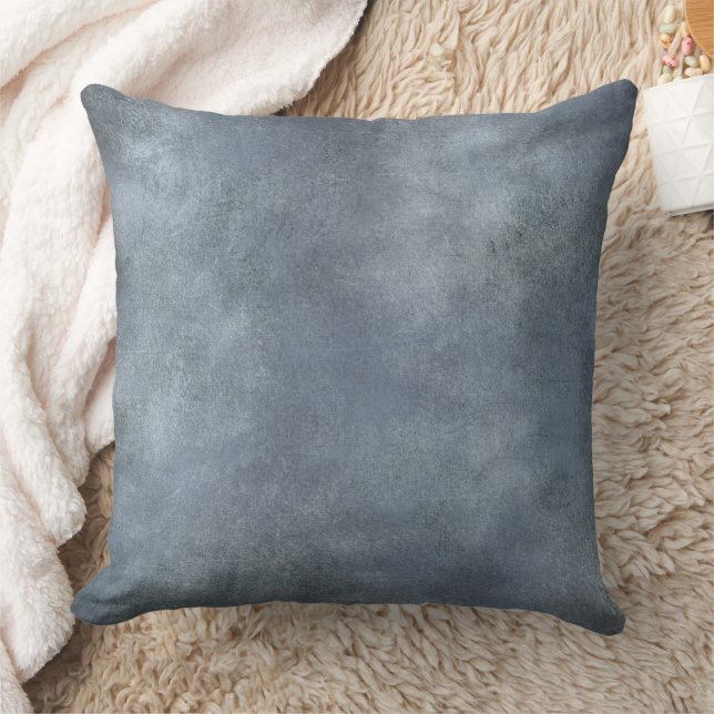Denim Blue Weathered Look Rustikal Finish Kissen (Decke)