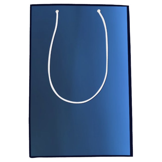 Denim Blues Gift Bag Mittlere Geschenktüte (Vorderseite)