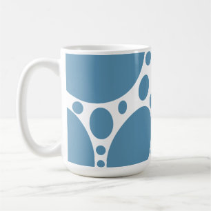 Denim Bule Bubbles Kaffeetasse