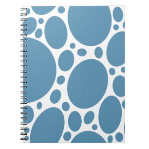 Denim Bule Bubbles Notizblock
