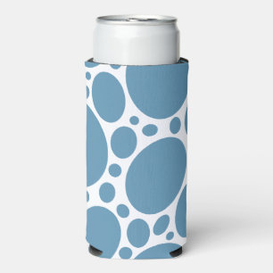 Denim Bule Bubbles Selters Dosenkühler
