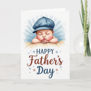 Denim Cap Vatertag Wunschkarte Karte