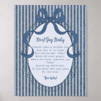 Denim Coquette Schleife Blue Jean Dont Say Baby Sp