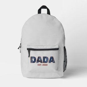 Denim DADA Neues Vater-Geschenk Bedruckter Rucksack