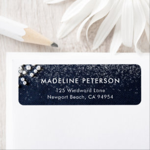Denim Diamonds Bling Klassisch Elegante Adresse
