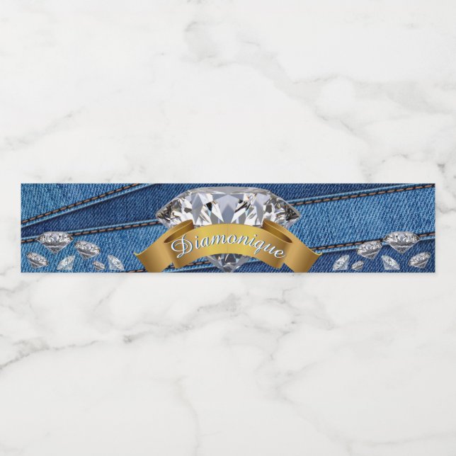Denim & Diamonds| Blue Jean & Banner Diamond (Einzelnes Label)