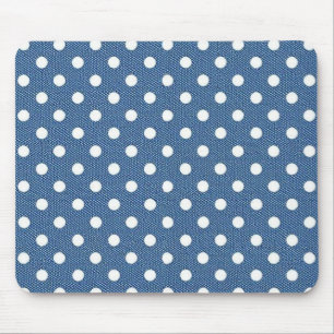 Denim dots mousepad