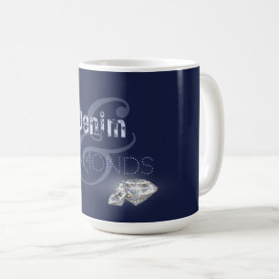 Denim et diamants tasse à café