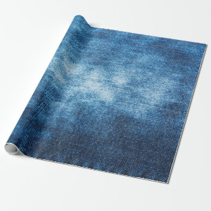 Denim getragen Textur für Hintergrund. Jeans Geschenkpapier