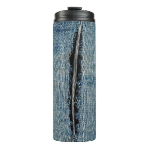 Denim-Inspiriert Thermosbecher