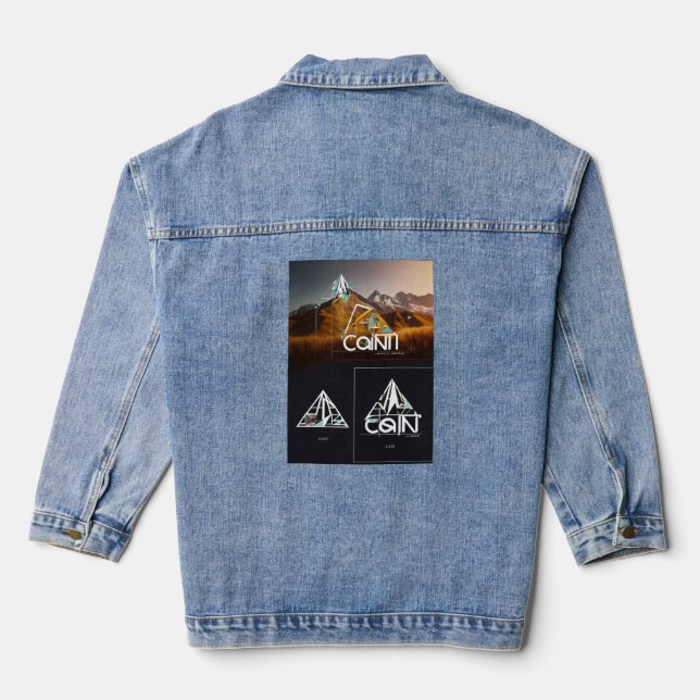 Denim-Jacke Jeansjacke (Rückseite)