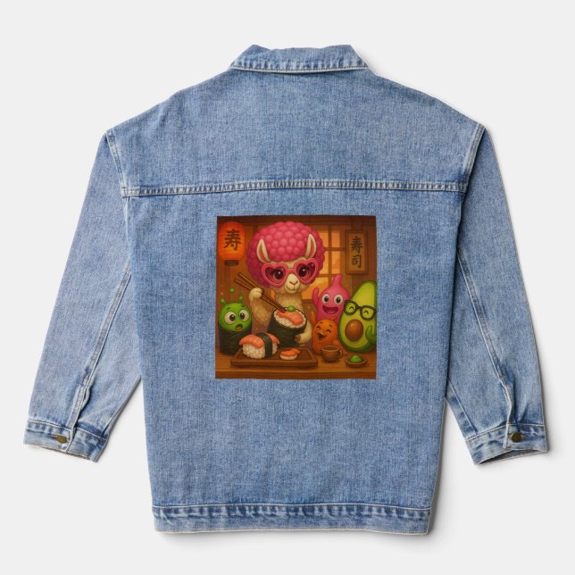 Denim Jacket Caos Pop  Jeansjacke (Rückseite)