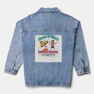 Denim Jacket Funny Driving School Instructor