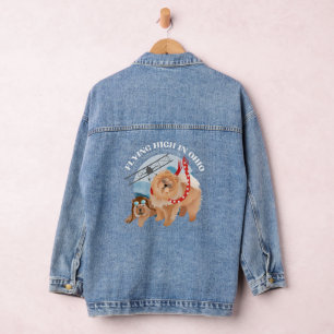 DENIM JACKET - MEINE DAMEN MIT LOGO 2025 JEANSJACKE