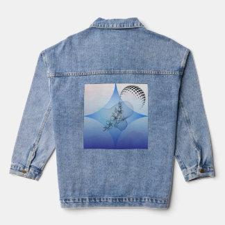 Denim Jacket mit cleverem künstlerischen Design Jeansjacke