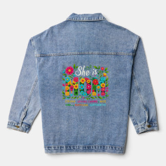 Denim Jacket mit ihr ist Mama Jeansjacke