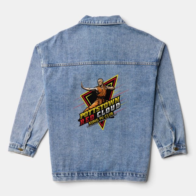 Denim Jacket Red Cloud Kung Fu Club T-Shirt (Verso)