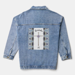 Denim Jacket, was Jesus für dich getan hat Jeansjacke