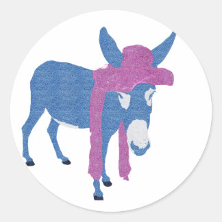 Denim Jenny Runder Aufkleber