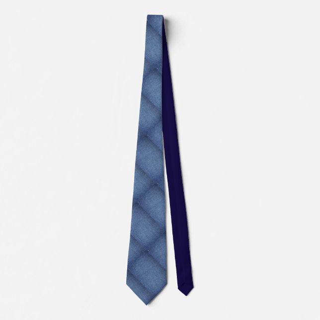 Denim-look Neck Tie Krawatte (Vorderseite)