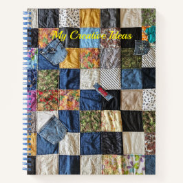 Denim Pocket Quilt Notizbuch