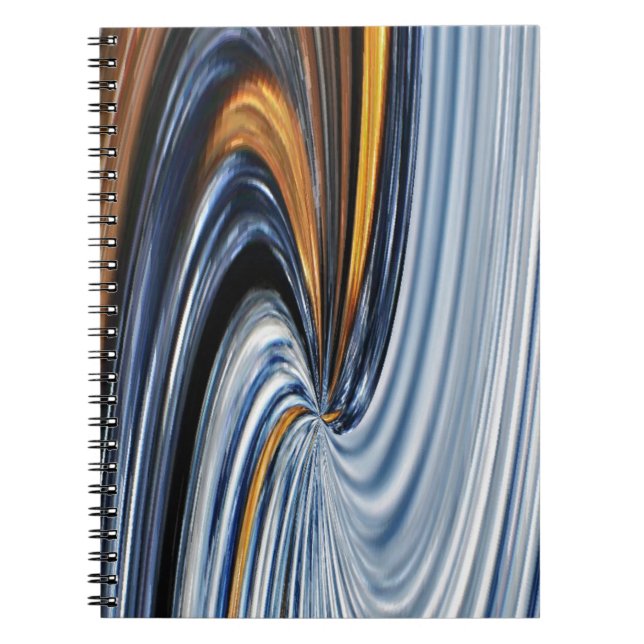 Denim-Reißverschluss-Grafikdesign-Notizbuch Notizblock (Vorderseite)