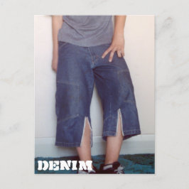 Denim Series 11 Culottes Postkarte