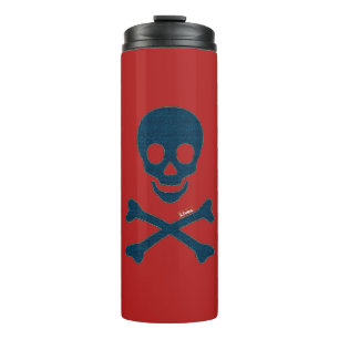 Denim Skull Thermosbecher