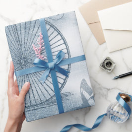 Denim Steampunk Geschenkpapier