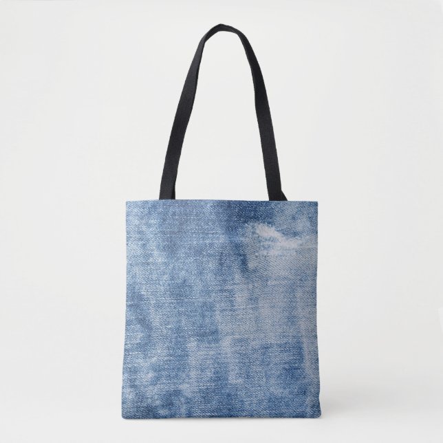 Denim Texture: Rugged Holes. Tasche (Vorderseite)