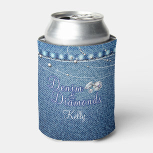Denim und Diamanten Dosenkühler