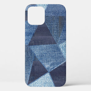 Denim Urban: Distressed Striped Patchwork. Case-Mate iPhone Hülle
