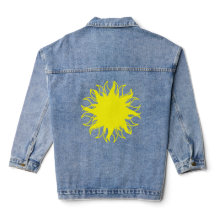 Denim veste art soleil