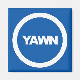 Denim Yawn Brand Dorm Kühlschrank Magnet