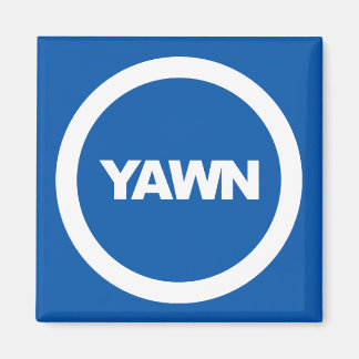 Denim Yawn Brand Dorm Kühlschrank Magnet