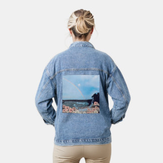 Denimjacke " Gott ist sehr kreativ" Jeansjacke