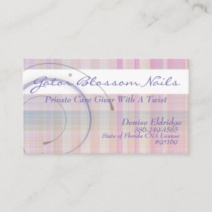 Denise Nail Art Business Cards Visitenkarte