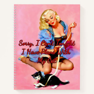 Denise Purrty von Gil Elvgren aus den 50er Jahren Notizbuch